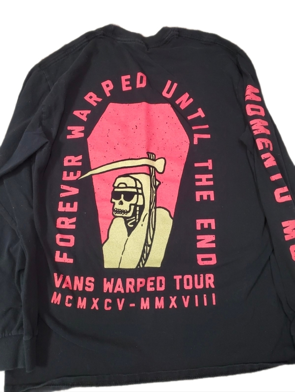 Gildan Black Long Sleeve - Vans Warped Tour